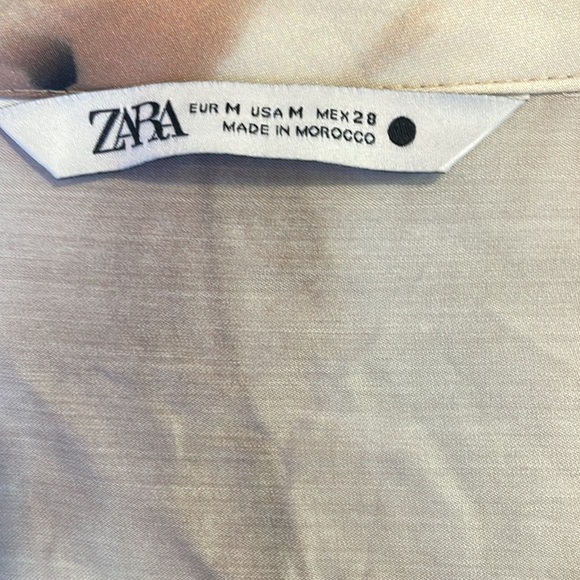 Zara Drawstring Tie Dye Blouse & Balloon Pants Set size M - Picture 5 of 10